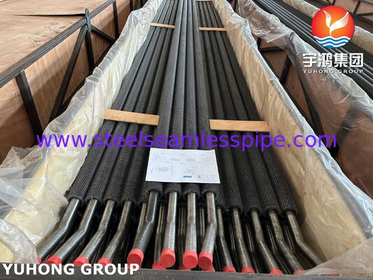 ASTM A213 T91 CS 톱니 톱니 톱니 톱니가 있는 합금 강철 톱니 없는 튜브, HRSG (열 회복 증기 발전기) 응용