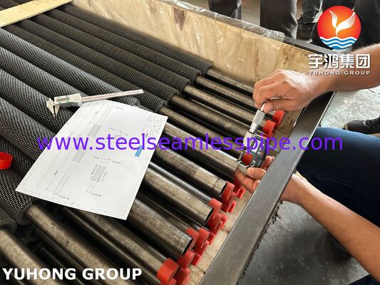 ASTM A213 T91 CS 톱니 톱니 톱니 톱니가 있는 합금 강철 톱니 없는 튜브, HRSG (열 회복 증기 발전기) 응용