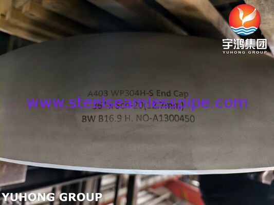 ASME SA403 / ASTM A403 WP304H 끝 뚜?? ASME B16.9 스테인리스 스틸 부트웰드 파이프 피팅