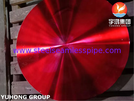 TEMA 표준을 준수하는 열교환기 코어용 정밀 CNC 드릴 구멍이 있는 ASME SA240 304 스테인레스 스틸 튜브 시트
