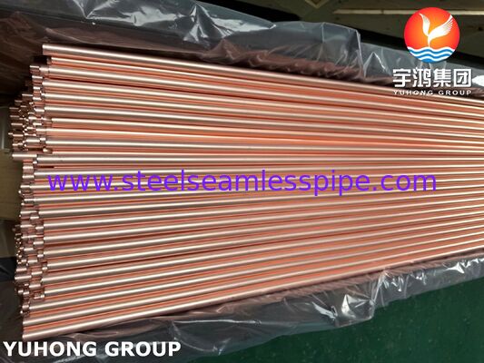HVAC 및 열교환기용 ASTM B111 UNS C12200 DHP 동관