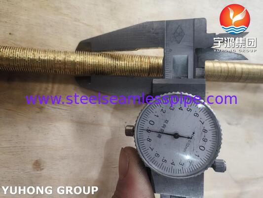 ASME SB111 C68700 쉘 앤 튜브 열교환기용 로우 핀 튜브