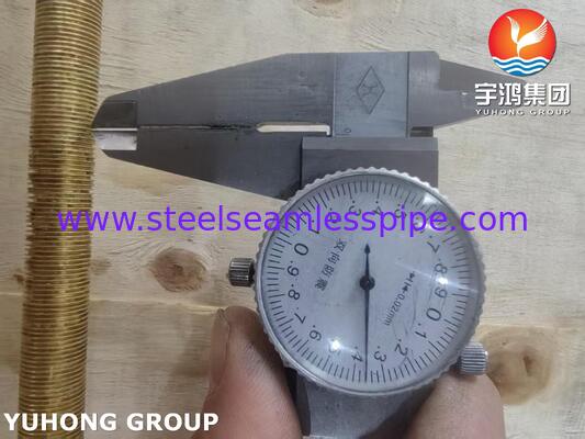 ASME SB111 C68700 쉘 앤 튜브 열교환기용 로우 핀 튜브