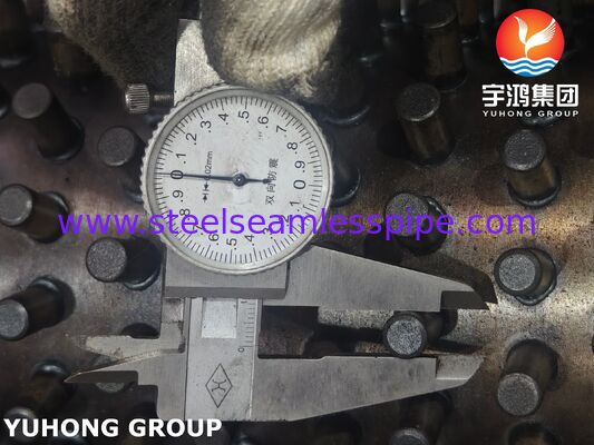 고온 열 복원 용품용 ASTM A335 P5 스터드 핀 튜브