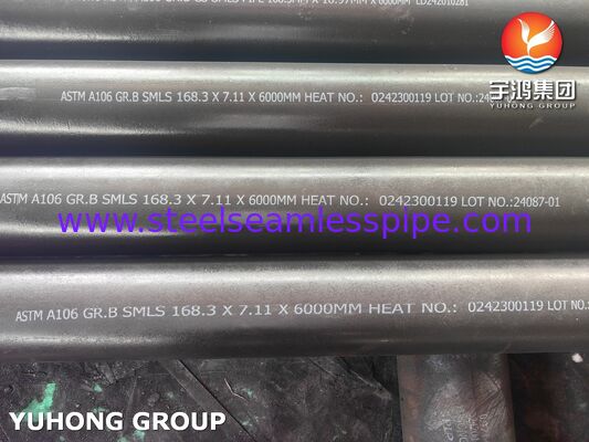 ASTM A106 GR.B 탄소강 열 교환기 석유 및 가스용 무선 튜브
