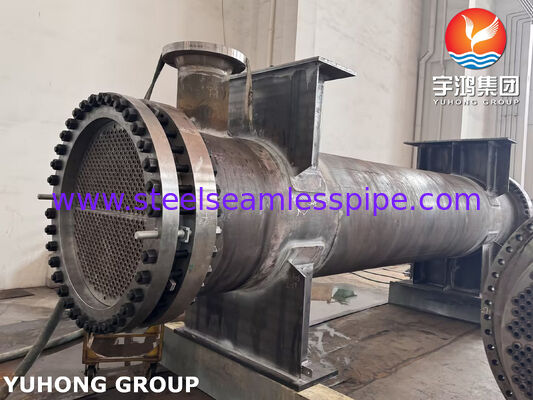 ASME U 스탬프 TEMA 가공소 수소 1단계 배열 인터쿨러용 열 교환기 R급