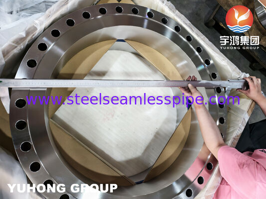 부식성 배관 시스템용 ASTM A182 F316L WNRF 단조 스테인리스강 플랜지