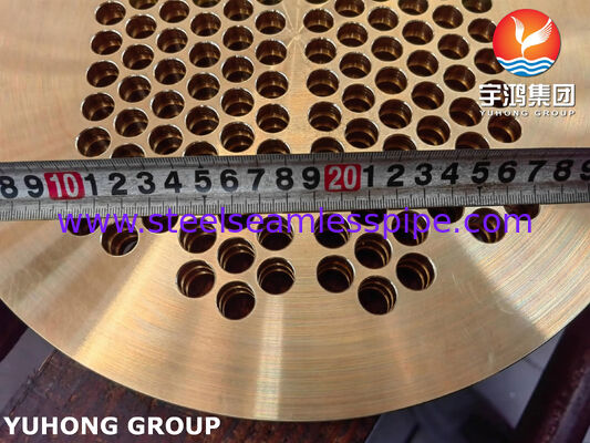 ASME SB171 C46400 열 교환기, 공기 냉각기 및 압력 용기에 대한 튜브 엽
