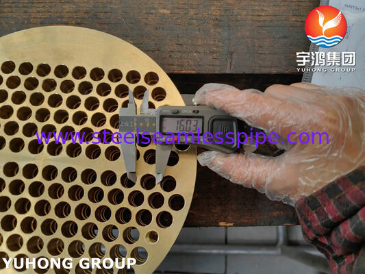 ASME SB171 C46400 열 교환기, 공기 냉각기 및 압력 용기에 대한 튜브 엽