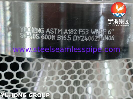슈퍼 듀플렉스 2507 플랜지 ASTM A182 UNS S32750 / F53 슈퍼 듀플렉스 웰드 넥 플랜지