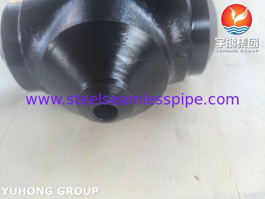 ASTM A420 WPL6 낮은 온도 탄소 강철 부착 LTC 감소 티 Buttweld 부착