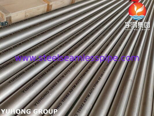 화학 산업용 ASTM A312 TP304 / UNS S30400 심리스 스테인리스 스틸 할로우 바