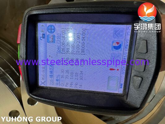 EN1092-1 F316L 스테인리스 스틸 평면 표면 플랜지 PN2.5-PN100, DN10-DN600