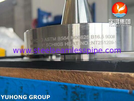 ASTM B564 인코넬 625 니켈 합금 용접 목 높이 표면 부식 저항 플랜지