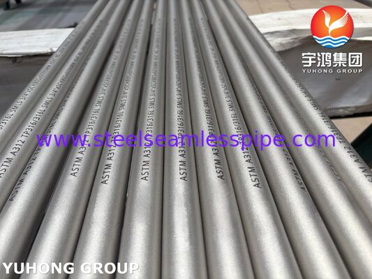 ASTM A312 TP316 / TP316L 스테인리스 스틸 무선 파이프