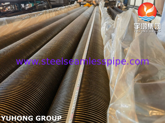 폐열 회수용 ASTM A269 TP321 HFW 핀 튜브