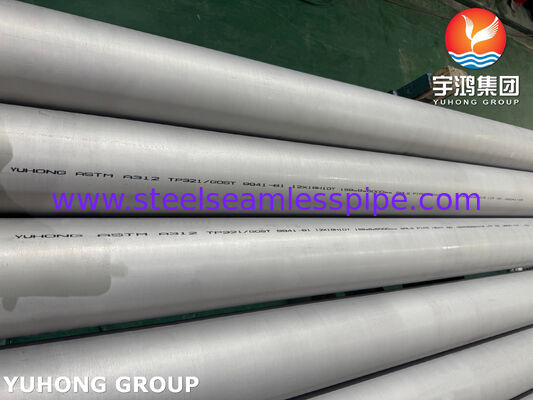 ASTM A312 TP321 UNS S32100 1.4541 전력 생산을 위한 무선 스테인레스 스틸 파이프