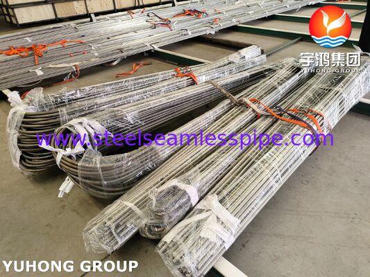 ASME SA213 TP321 Seamless Stainless Steel U-Bend Heat Exchanger Tube for High-Temperature Service
