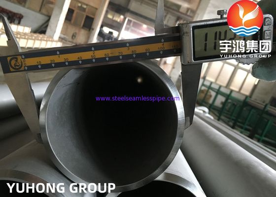 ASTM A376 TP347H 열 저항성 스테인리스 스틸 꿰매지 않는 파이프