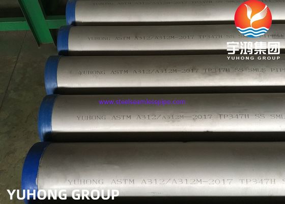 ASTM A376 TP347H 열 저항성 스테인리스 스틸 꿰매지 않는 파이프