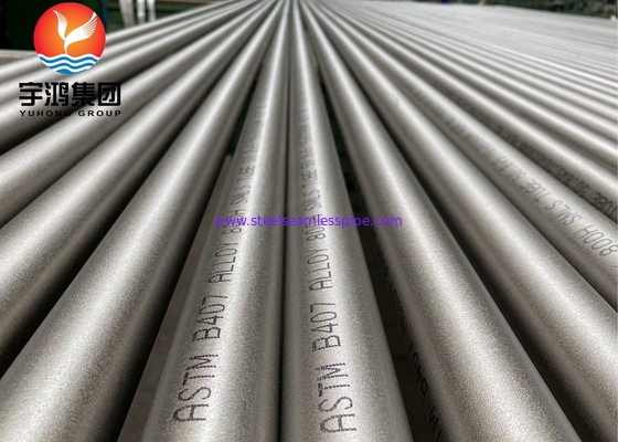 ASME SB407 인콜로이 800H / UNS N08810 니켈 합금 강철 톱니 없는 튜브