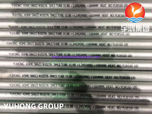 ASME SB622 UNS N10276 니켈 합금 튜브, Hastelloy C276 열 교환 튜브
