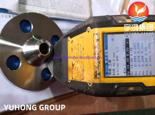 ASTM B564 고정밀 인코넬 600 플랜지 WN RF 1 1/2" 900 LBS