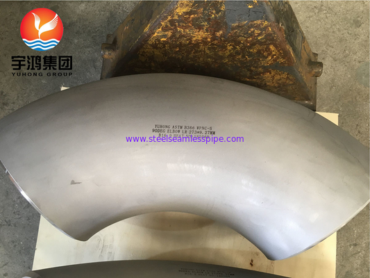 ASTM B366 Monel 400 / UNS N04400 팔꿈치 90도 니켈 합금 강철 부트웰드 부착