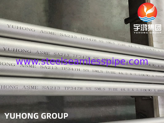 ASTM A213 TP347H / EN 1.4961 스테인리스강 이음매 없는 튜브 열 교환기 튜브