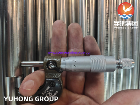 ASTM A249 TP304/304L 스테인리스 스틸 용접 튜브