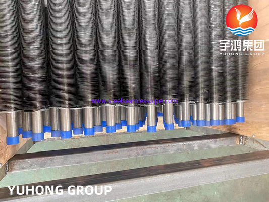 내장 핀 튜브 ASME SB163 Monel 400 니켈 합금 튜브 G형 핀 튜브