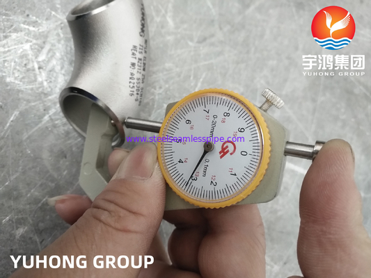 JIS B 2312 철강 파이프 부착 90° 45° LR/SR 팔꿈치 SUS304 SUS304L