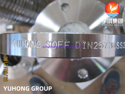 DIN2573 F316L 스테인리스 스틸 슬라이드 온 플랜지 (평면), 고온 환경에서 사용