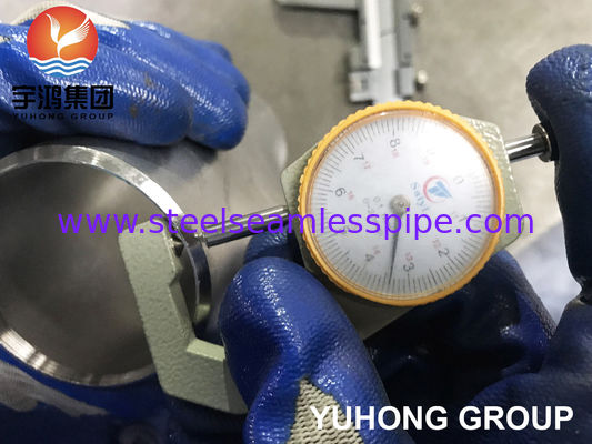 ASTM A815 S32750 슈퍼 듀플렉스 스테인리스 스틸 이퀄 티 염수 서비스 기능 버트 용접 피팅