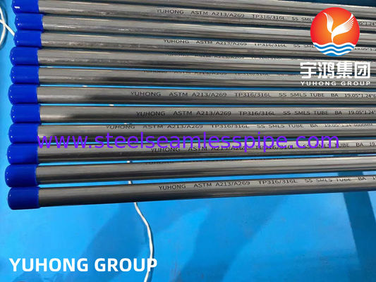 ASTM A213 ASME SA269 냉간 압연 심리스 밝은 어닐링 튜브