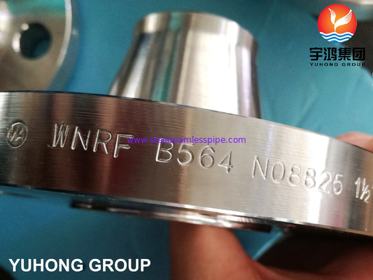 UNS N08825 웰딩 넥 WNRF 플랜지 ASTM B564 INCOLOY825 B16.5