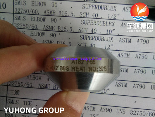 ASTM A182 F51 F53 F55 스테인리스강 용접봉 MSS SP 97 S32760 ANSI B16.11 단조 파이프 피팅