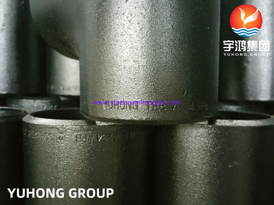 ASTM A234 WPB 동일 티 탄소 강철 부트웰드 파이프 부착