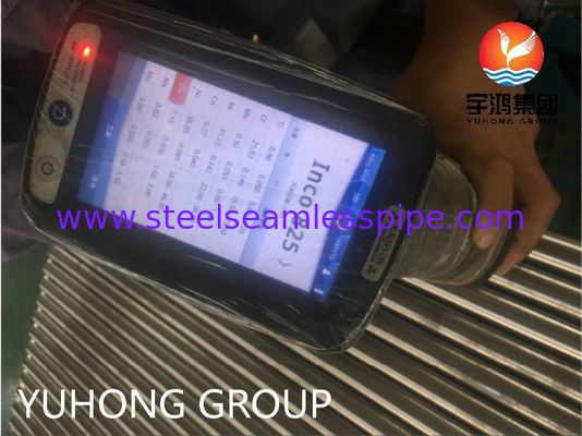 ASME SB163 Incoloy 825 N08825 니켈 합금 부식 저항 열교환기용 이음매 없는 튜브