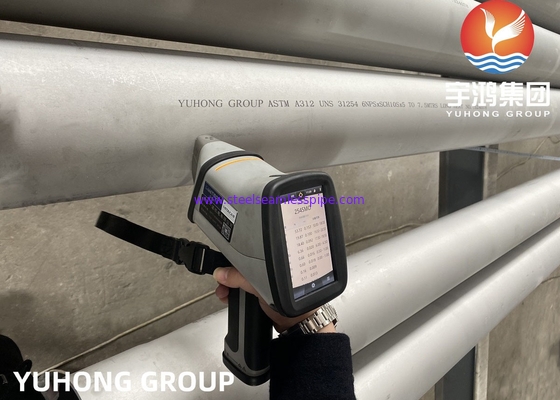ASTM A312 UNS S31254 254SMO 듀플렉스 스테인레스 스틸 오프해 파이프