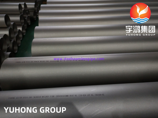 ASTM B514 인콜로이 800 / 인콜로이 800H UNS N08800 / UNS N08810 용접 파이프