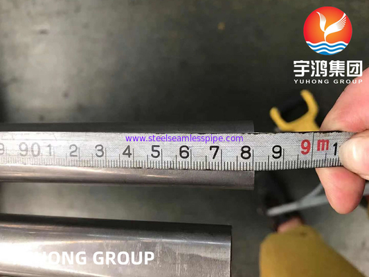 ASTM B163 Monel 400 파이프 UNS NO4400 DIN 2.4360 매듭 없는 파이프