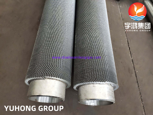 HFW 톱니 톱니 튜브, ASTM A210 / ASME SA210 GR.A1 탄소 강철 톱니 튜브
