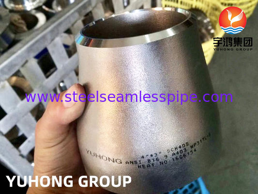 ASTM A403 WP317L 스테인리스 스틸 중심 절감기