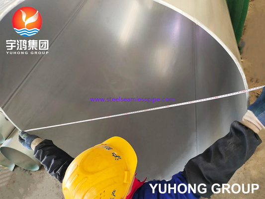 ASTM A790 UNS S32750 /는 1.4410 /  2507 최고 두 부분으로 된 용접관을 울립니다