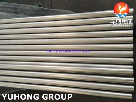 ASME SB338 GR.7 / UNS R52400 티타늄 합금 원활 열 교환 튜브
