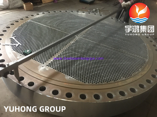 ASTM B171 C46400 / C44300 구리 합금 튜브 엽 열 교환 튜브 판