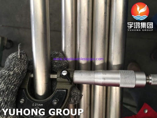 ASME SB338 등급 7 / UNS R52400 티타늄 튜브 원활한 열 교환 튜브