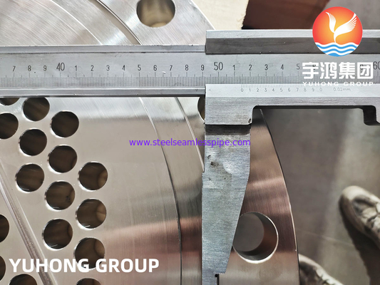 스테인리스 스틸 튜브 엽판 ASTM A240 SS316L 맞춤 제작