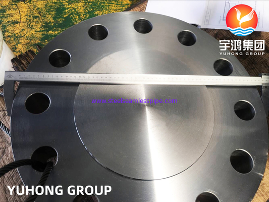 ASTM A182 F22 UNS K21590 맹인플랜지 합금 강 RF 표면 B16.5